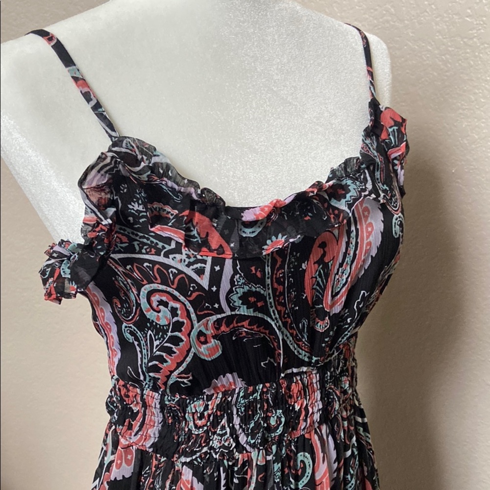 Sale 2/$15* Elegant Paisley Print Dress. Ambience, size S - Picture 6 of 12